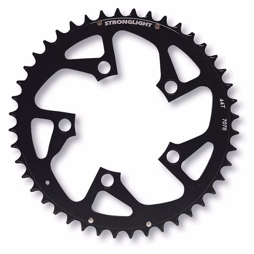 Plato stronglight aluminio adaptable shimano mtb 94 mm 44 dientes