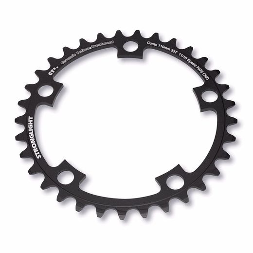 Piastra stronglight ct2 110 mm 10 / 11v nera 42 denti