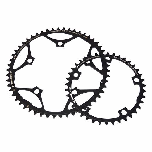 Stronglight ct2 plate 130 mm 10 / 11v black 39 teeth