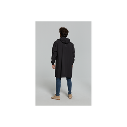 Poncho impermeable BASIL "Mosse" unisex, negro azabache, M/L