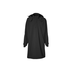 Poncho impermeable BASIL "Mosse" unisex, negro azabache, M/L