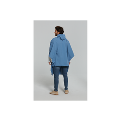 Poncho impermeable "Hoga" unisex, Azul, talla única