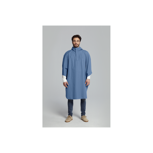 Poncho impermeable "Hoga" unisex, Azul, talla única