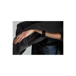 Poncho impermeable "Hoga" unisex, Negro, talla única