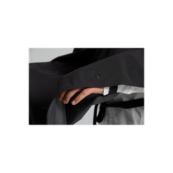 Poncho impermeable "Hoga" unisex, Negro, talla única