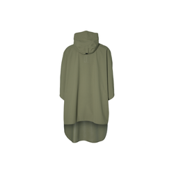 Poncho impermeable "Hoga" unisex, Verde oliva, talla única