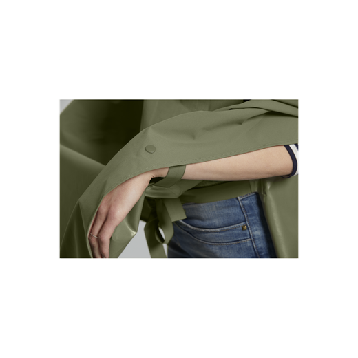Poncho impermeable "Hoga" unisex, Verde oliva, talla única