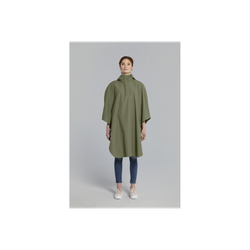 Poncho impermeable "Hoga" unisex, Verde oliva, talla única