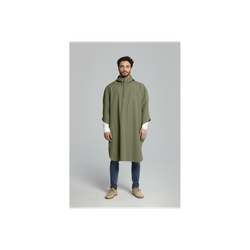 Poncho impermeable "Hoga" unisex, Verde oliva, talla única
