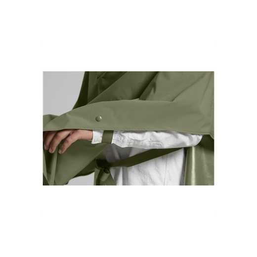 Poncho impermeable "Hoga" unisex, Verde oliva, talla única