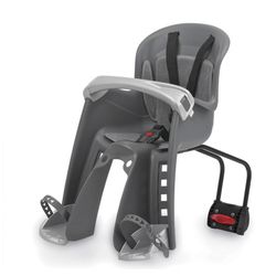 Portabebé Polisport delantero al cuadro gris oscuro/plata