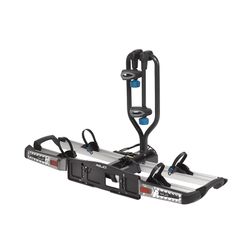 Portabicicletas de bola XLC VC-C09 AZURA EASY LED WT PARA 2 BICIS