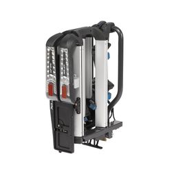 Portabicicletas de bola XLC VC-C09 AZURA EASY LED WT PARA 2 BICIS