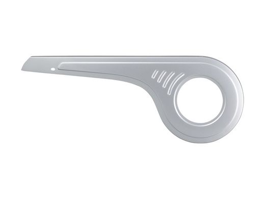 Protector de cadena diamant topes 100 mm alumini gloss silver