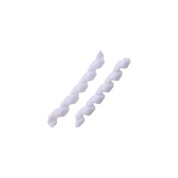 Protector de funda en espiral blanco (25 uds.)