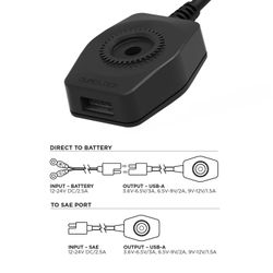 Quad Lock Motorcycle USB Charger