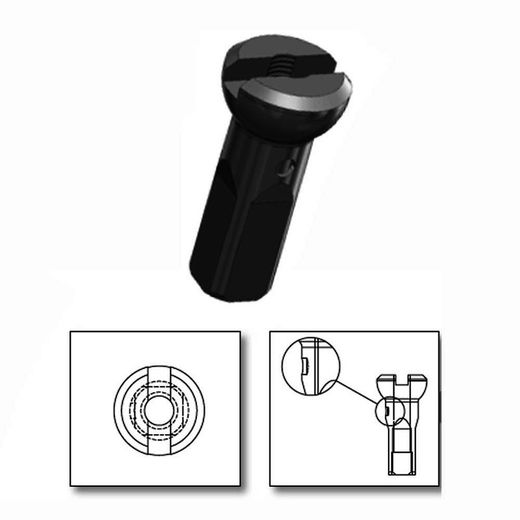 Radio sapim cabecilla alu polyax secure lock 0,9gr