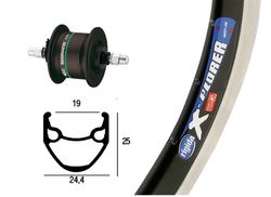 Rd 26x1,75, di.d.ej dh,3n20,ne,ri.,36ab. Rigida x-plorer neg/plat. Ra. Niro ne.