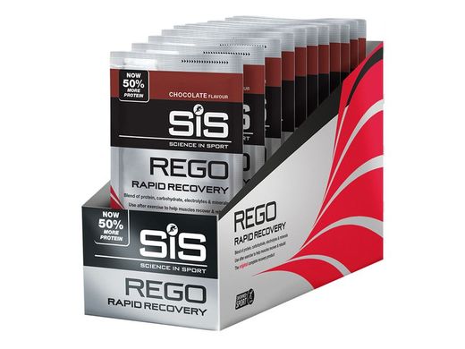 REGO RAPID RECOVERY 50G ENVELOPES / 18 PACK CHOCOLATE