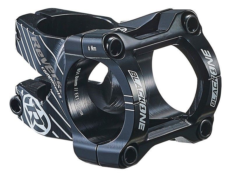 Reverse Components Black-One D-2 MTB Potence | 35mm - 31.8/35mm - noir/blanc