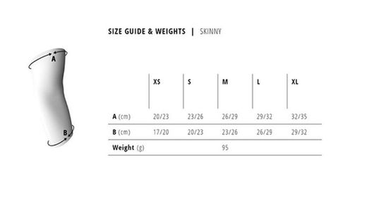 Genouillère Bluegrass Skinny noire