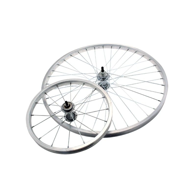 BIKE ORIGINAL Roue Avant 24 Pouces – Aluminium – Serrage écrou – ETRTO 507x21C – Axe 36T – Pour Vélo Enfant