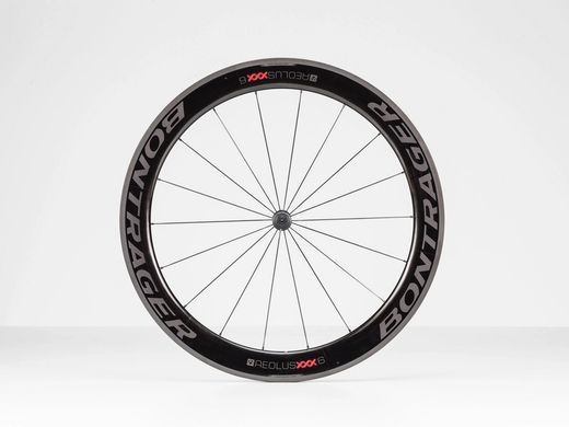 Rueda delantera bontrager aeolus xxx 6 tubular negro/rojo
