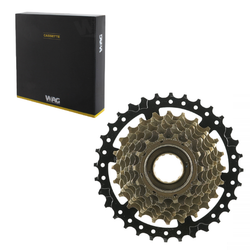 Freewheel threaded MEGADRIVE 7S - 14-32 teeth, brown black