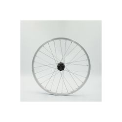 Roda traseira de 20", RL 6 velocidades, alumínio, prata, parede simples, porcas