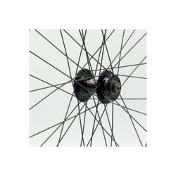 Rear wheel 24”, double-wall aluminium rim, black, 6-holes disc, QR10