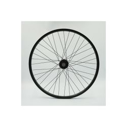 Rear wheel 24”, double-wall aluminium rim, black, 6-holes disc, QR10