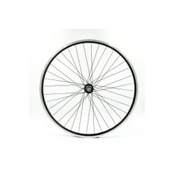 Rear wheel 26”, double-wall aluminium rim, black, QR10