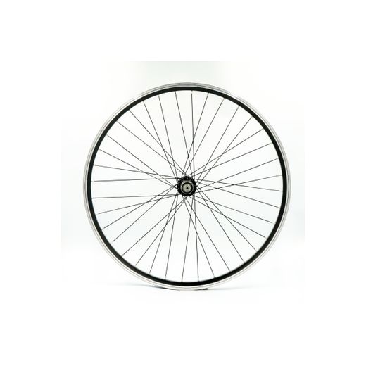 Rear wheel 26”, double-wall aluminium rim, black, QR10