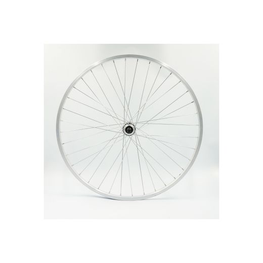 Rueda trasera 26", RL 7 velocid., alum., plata, pared simple, QR10