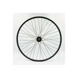 Rear wheel 27.5”, cassette, double-wall aluminium rim, black, 6-holes disc, QR10