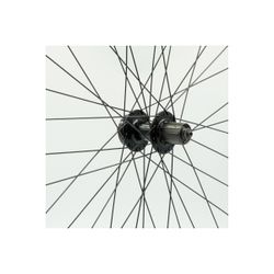 Rear wheel 27.5”, cassette, double-wall aluminium rim, black, 6-holes disc, QR10