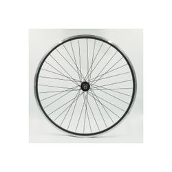 Rueda trasera 27.5", llanta alum., negra, doble pared, QR10