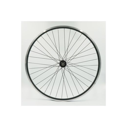 Rueda trasera 27.5", llanta alum., negra, doble pared, QR10
