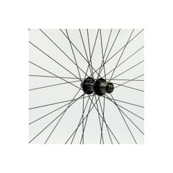Rear wheel 700VTC, cassette, double-wall aluminium rim, black, QR10