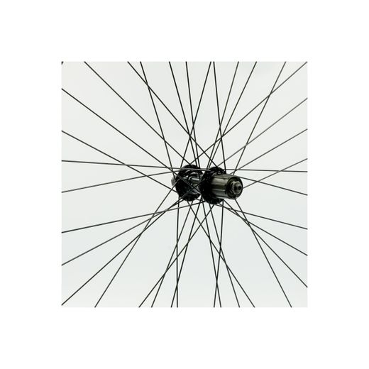 Rear wheel 700VTC, cassette, double-wall aluminium rim, black, QR10