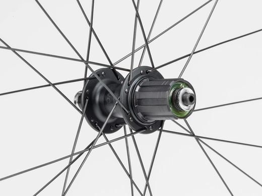 Ruota posteriore bontrager paradigm a 11 velocità 700 c tlr nero / grigio