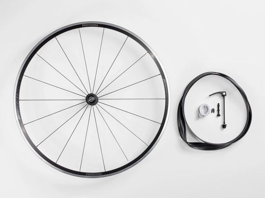 Ruota posteriore bontrager paradigm a 11 velocità 700 c tlr nero / grigio