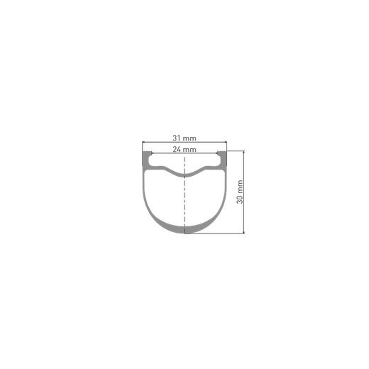 Rueda trasera DT swiss GRC 1100 DI 700C CL 30 12/142 ASLS11