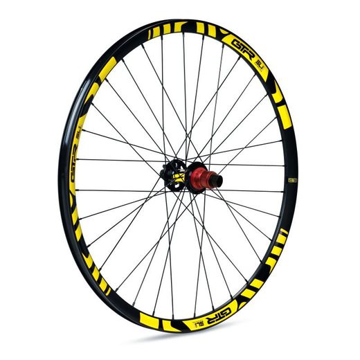 Rueda trasera gurpil disco gtr tubeless ready sl20 boost- 29" sram amarillo