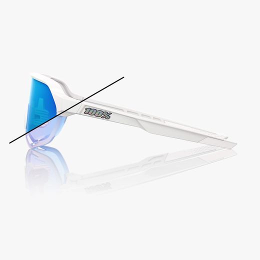 S2 - Bastille LE - Pearl White Glitter - Blue Mirror Photochromic