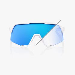 S3 - Bastille LE - Pearl White Glitter - Blue Mirror Photochromic