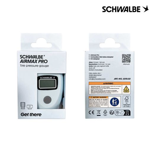 SCHWALBE AIRMAX PRO AIR PRESSURE GAUGE