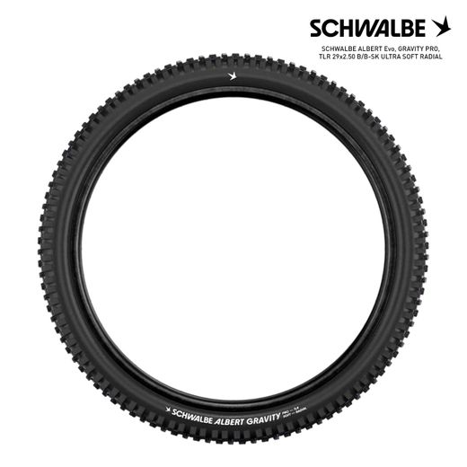 SCHWALBE ALBERT Evo, GRAVITY PRO, TLR 29x2.50 B/B-SK ULTRA SOFT RADIAL