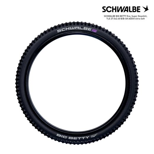 SCHWALBE BIG BETTY Evo, Super Downhill, TLE 27.5x2.40 B/B-SK ADDIX Ultra Soft