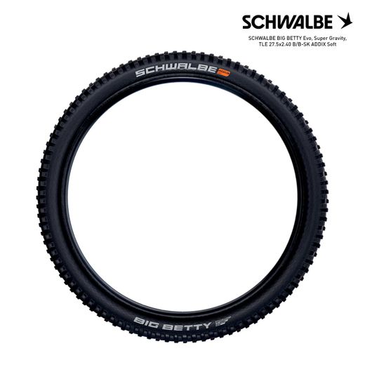 SCHWALBE BIG BETTY Evo, Super Gravity, TLE 27.5x2.40 B/B-SK ADDIX Soft